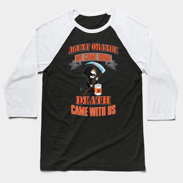 Agent Orange Baseball T-Shirt by myoungncsu